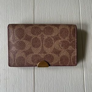 Coach coated Canvas Leather Dreamer Card Case